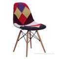 réplique de chaise rembourrée eames dsw patchwork